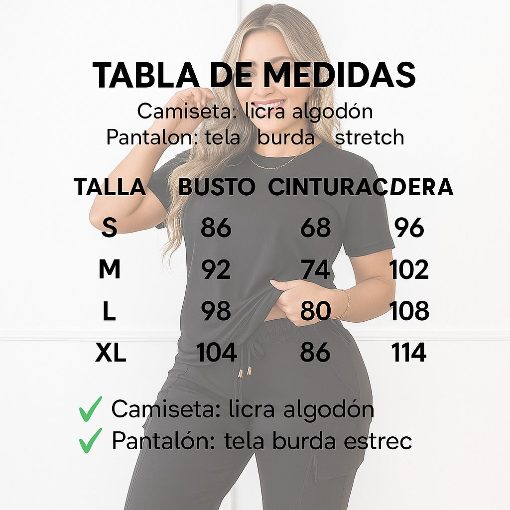 Nuevo Conjunto Cargo pants bota ancha 💃
