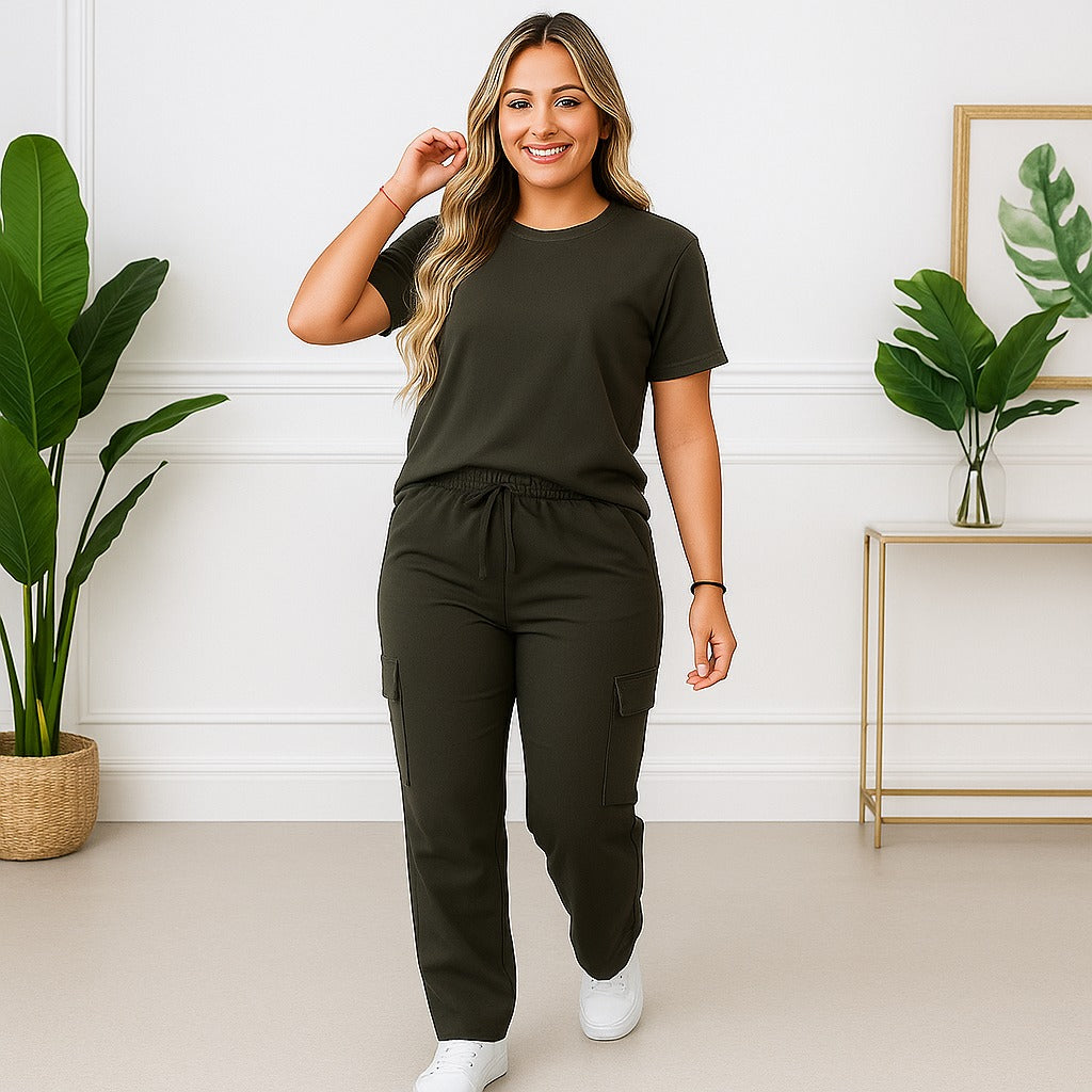 Nuevo Conjunto Cargo pants bota ancha 💃